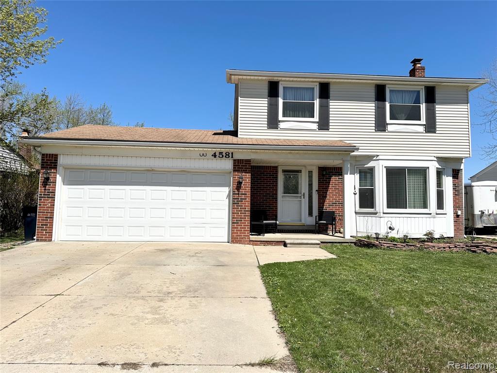 4581 Benjamin Drive, Sterling Heights, MI 48310 — front exterior