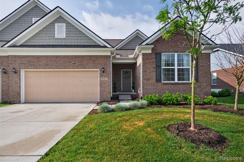 48827 Windfall Road, Novi, MI — front exterior