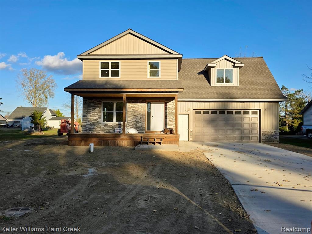 62408 Linda Drive, Ray, MI — front exterior