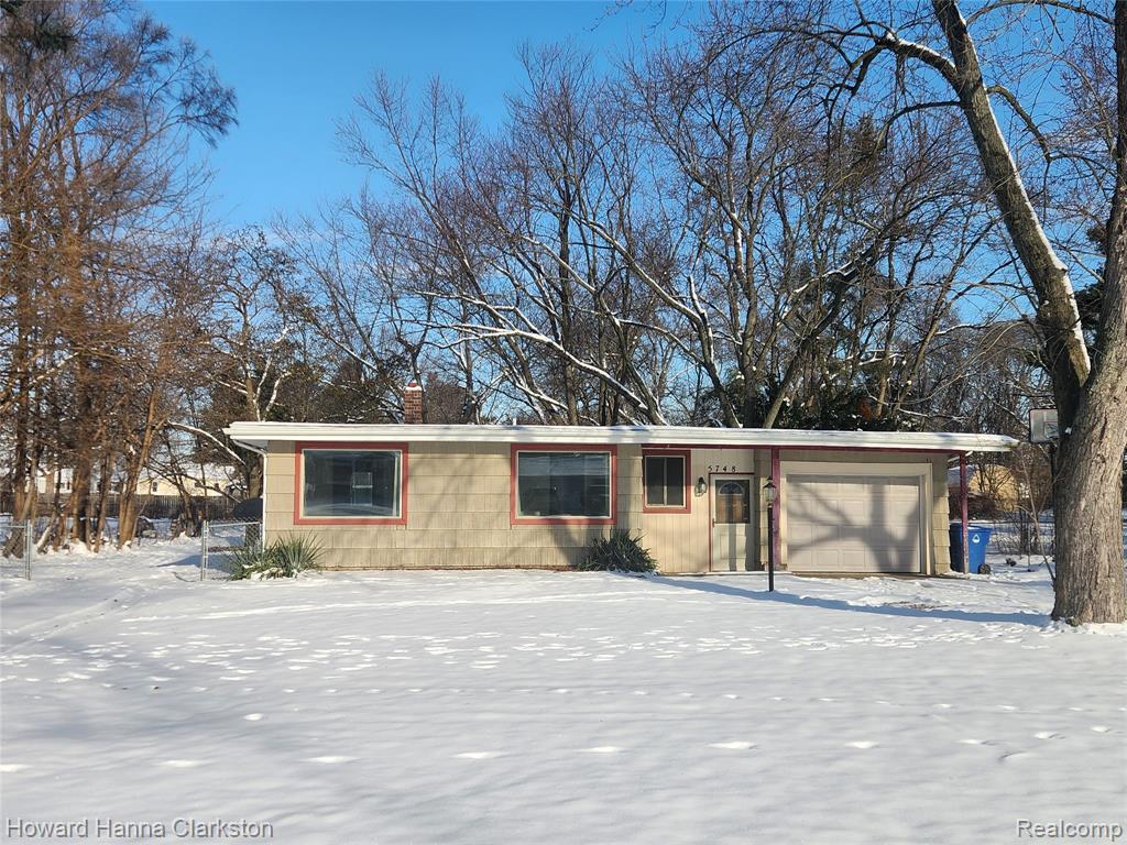 5748 Graves Street, Waterford, MI 48327 — front exterior