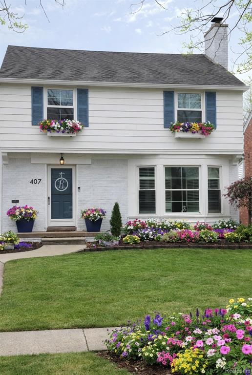 407 Moran Road, Grosse Pointe Farms, MI 48236 — front exterior