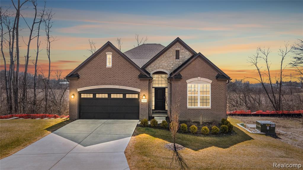 7841 Trailside Court, West Bloomfield, MI 48323 — front exterior