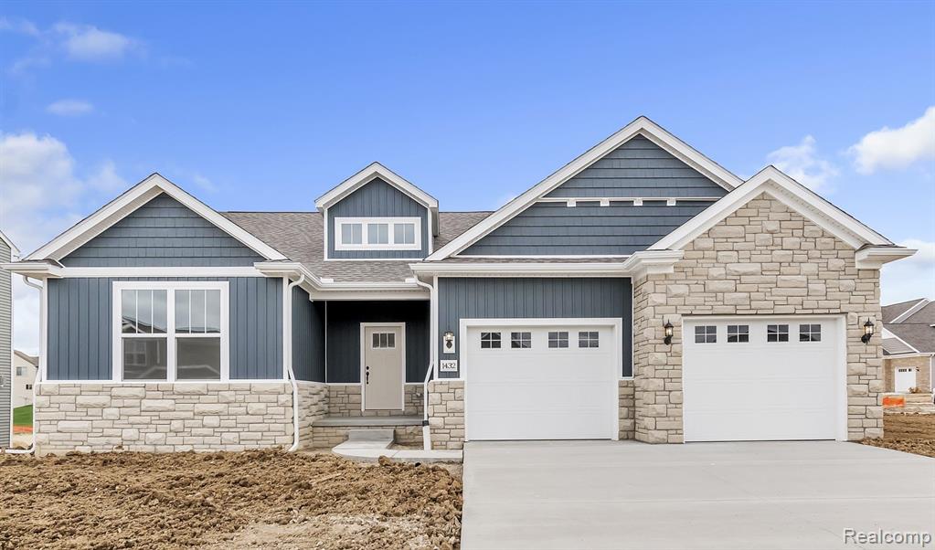 549 BIRKDALE Drive, Howell, MI 48843 — front exterior