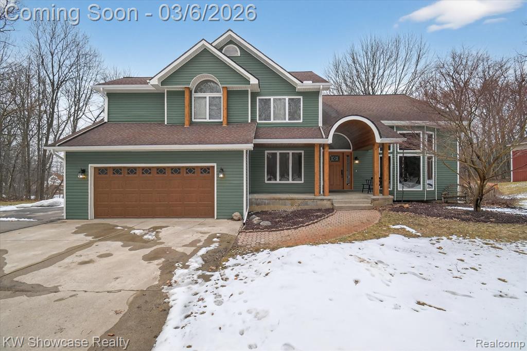 2031 Saint Clair Drive, Highland, MI — front exterior