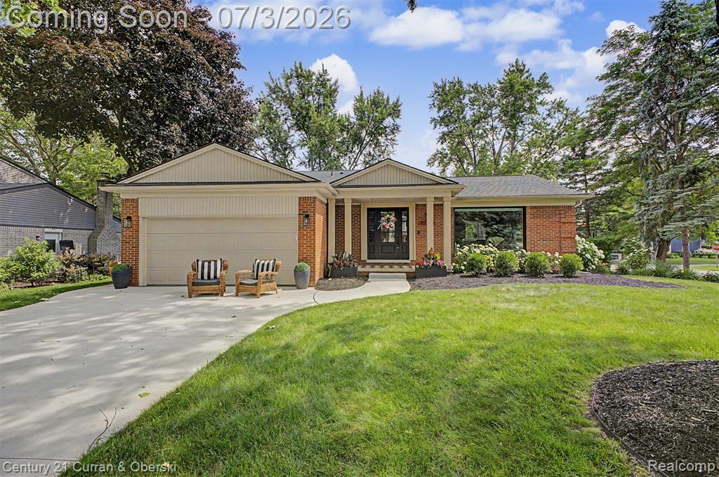 42299 Sunnydale Lane, Northville, MI 48168 — front exterior
