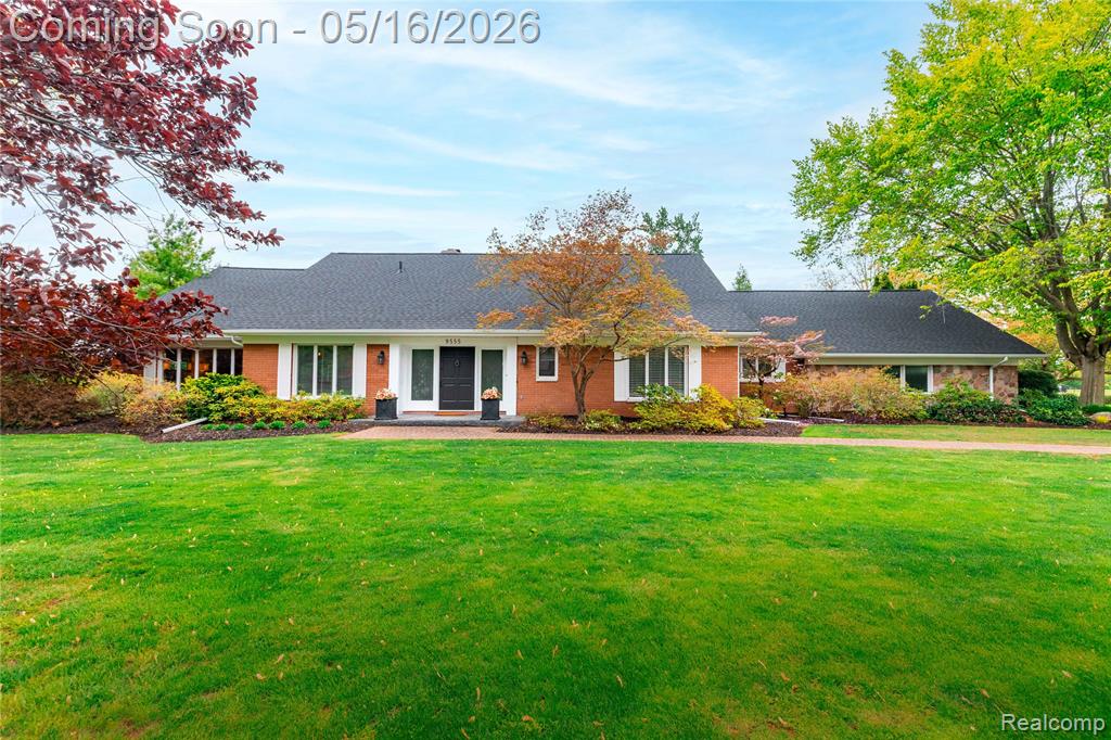 9555 Island Drive, Grosse Ile, MI 48138 — front exterior