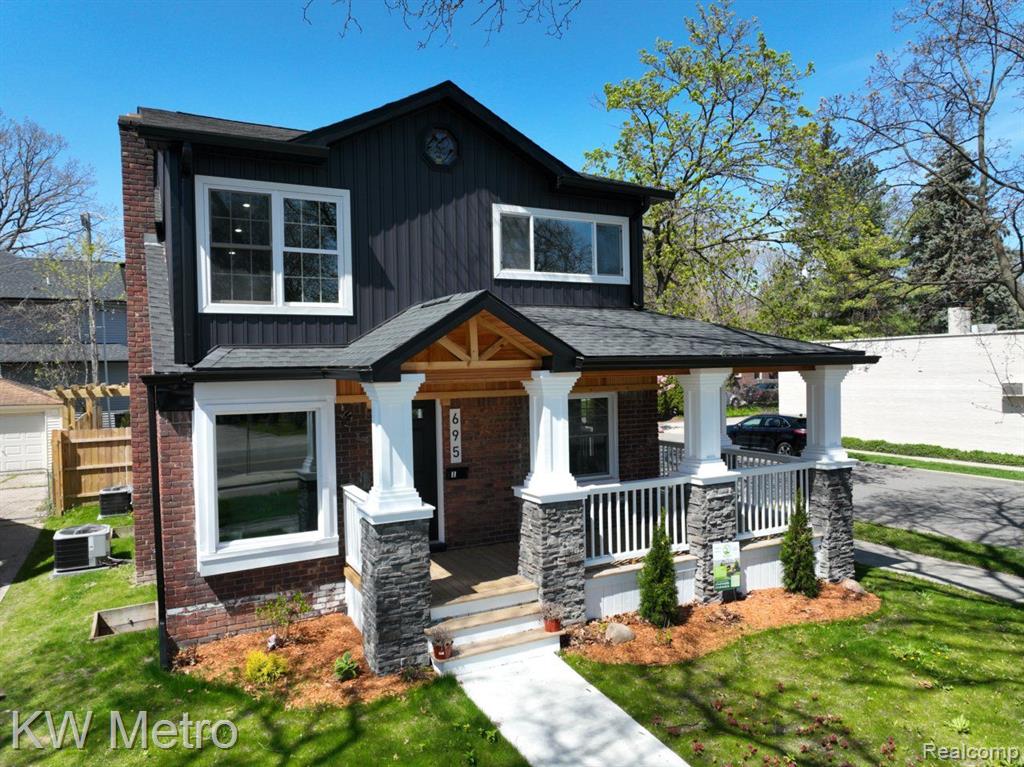 695 LIVERNOIS Street, Ferndale, MI 48220 — front exterior
