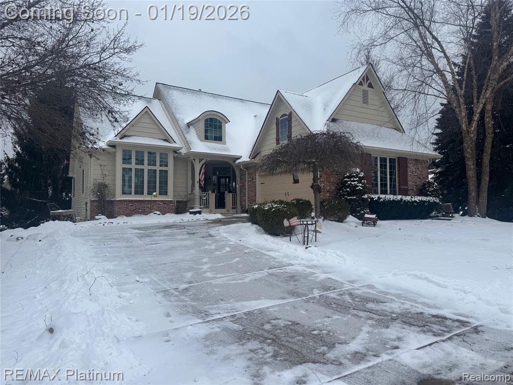 5451 Versailles Avenue N, Brighton, MI 48116 — front exterior