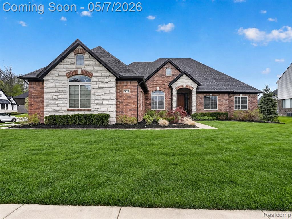 54551 Deadwood Lane, Utica, MI 48316 — front exterior