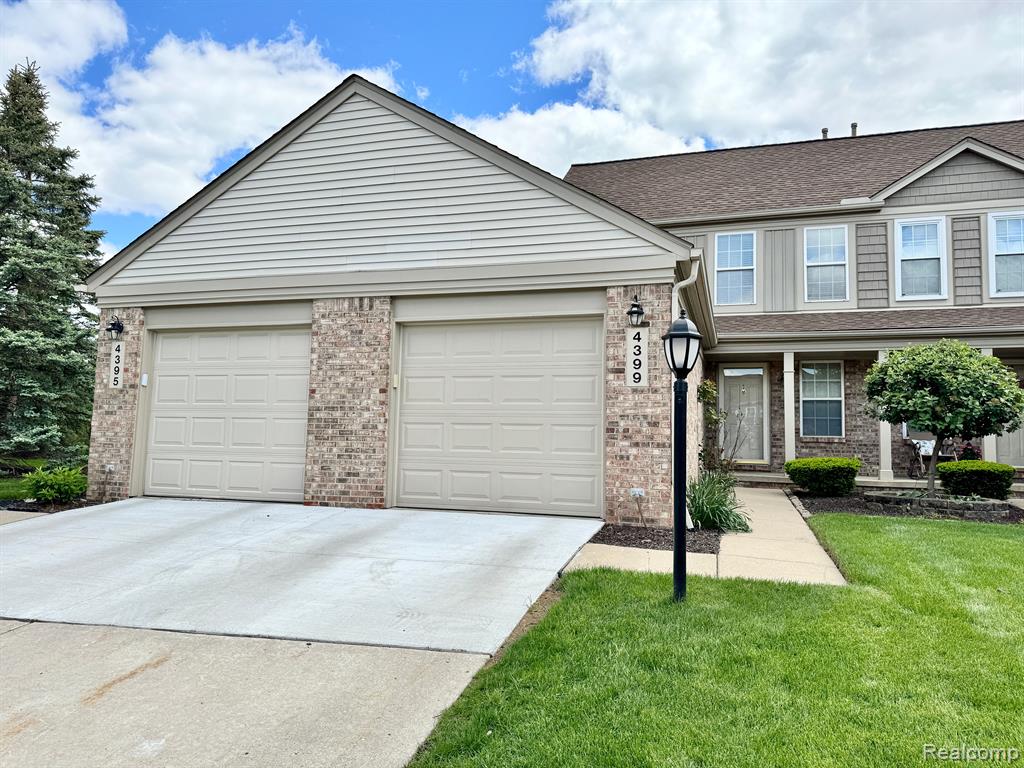 4399 HUNTERS Circle E, Canton, MI 48188 — front exterior