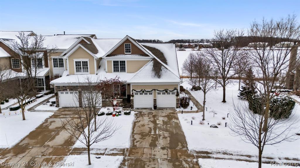 26024 Island Lake Drive, Novi, MI — front exterior