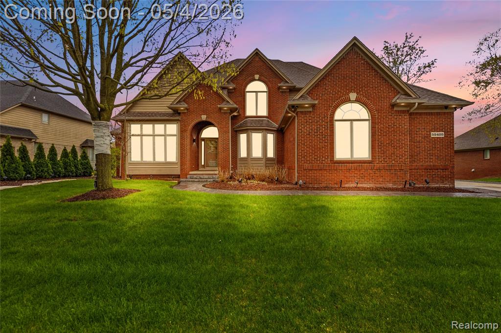 55405 Whitney Drive, Shelby Twp, MI 48315 — front exterior