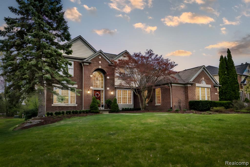 44421 WHITE PINE Circle E, Northville, MI 48168 — front exterior