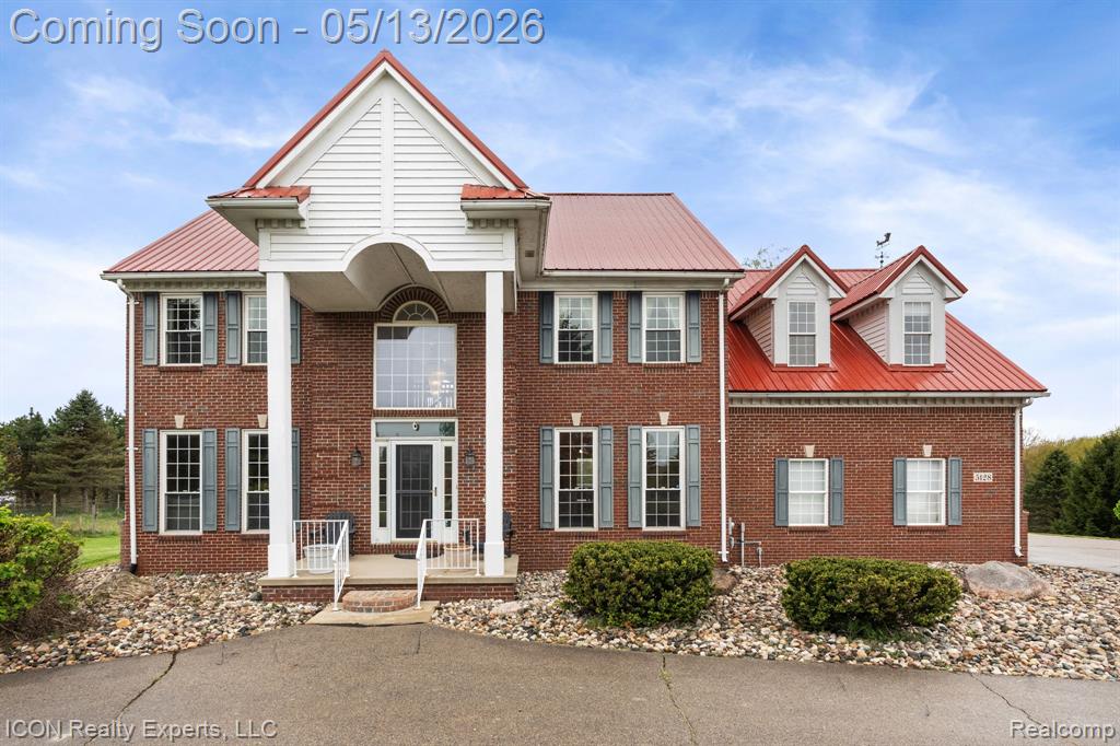 5128 Baldwin Road, Metamora, MI 48455 — front exterior
