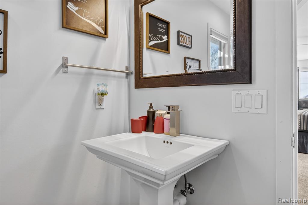 Bathroom featuring a sink