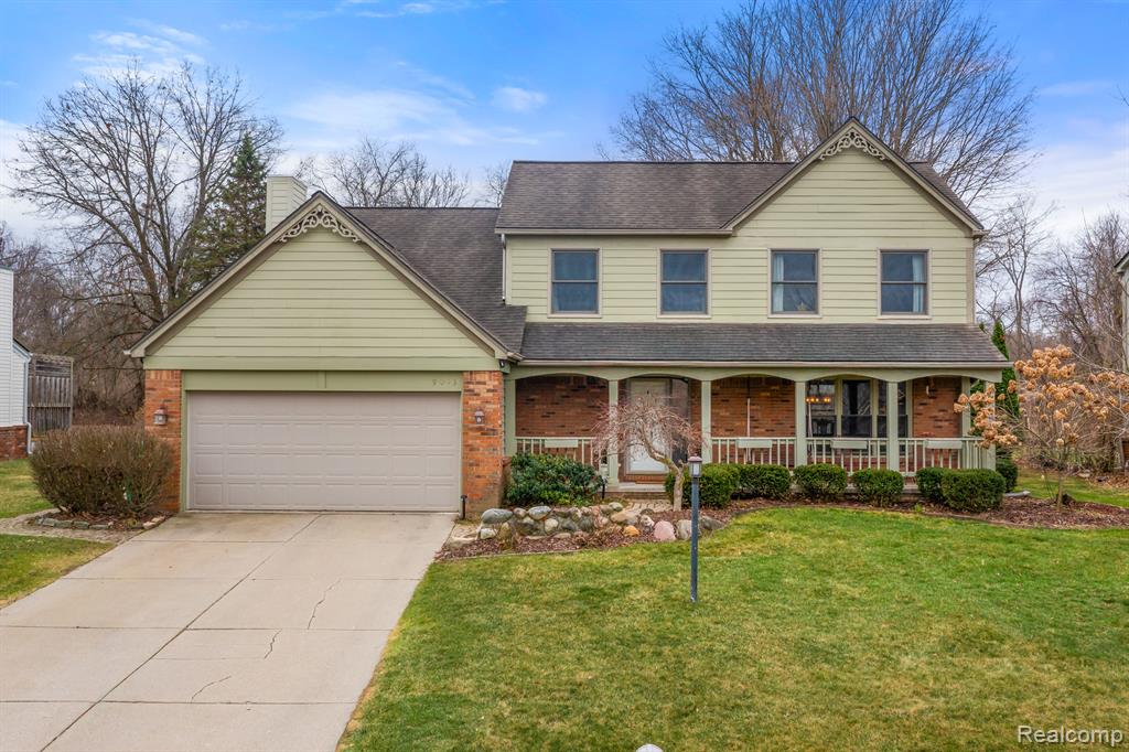 9043 Woods Edge Drive, Commerce Twp, MI 48382 — front exterior