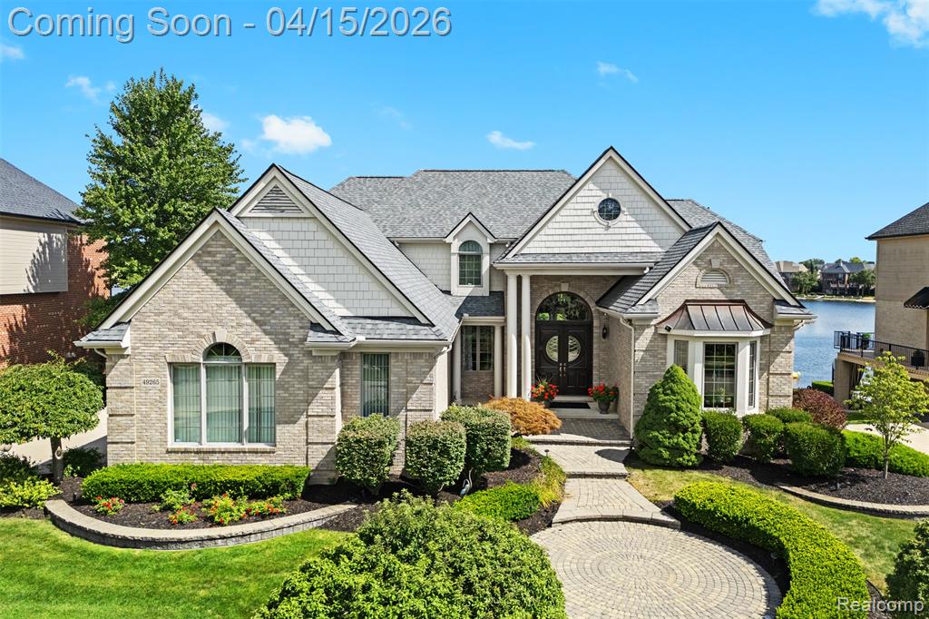 49265 Parkshore Court, Northville, MI 48168 — front exterior