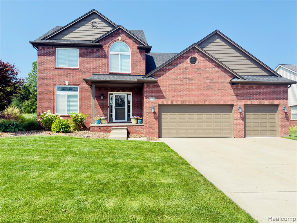 67739 Chesapeake Drive, Washington, MI 48095 — front exterior