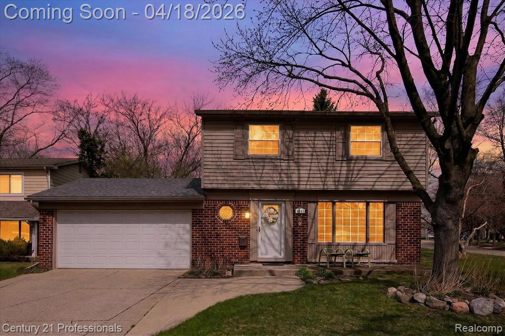 9343 Caprice Drive, Plymouth, MI 48170 — front exterior