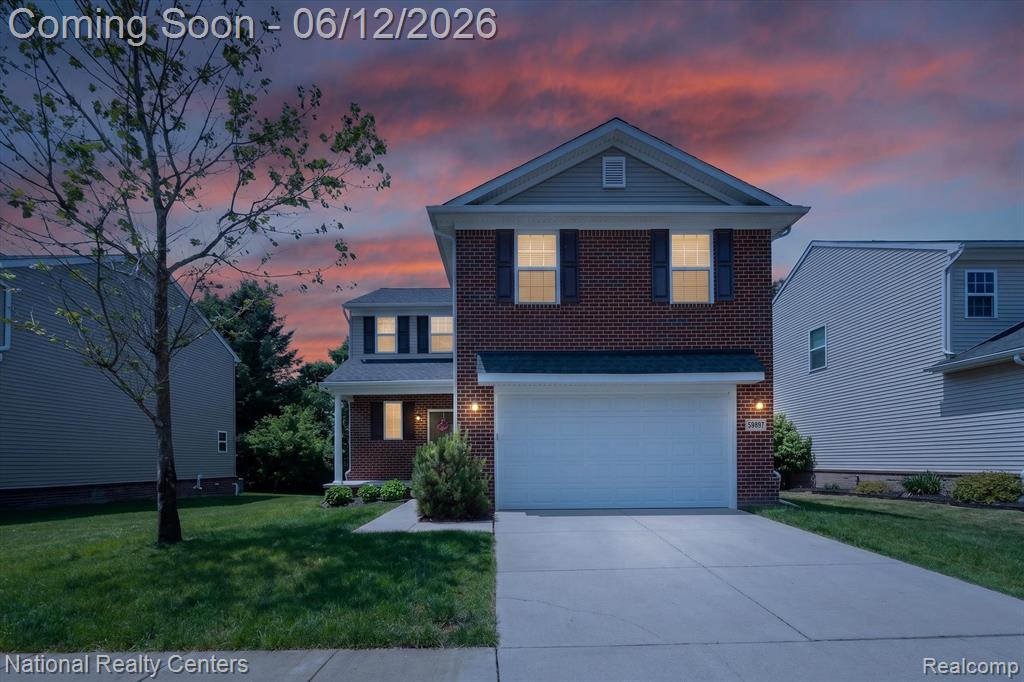 59697 TWIN PINES Drive, New Hudson, MI 48165 — front exterior