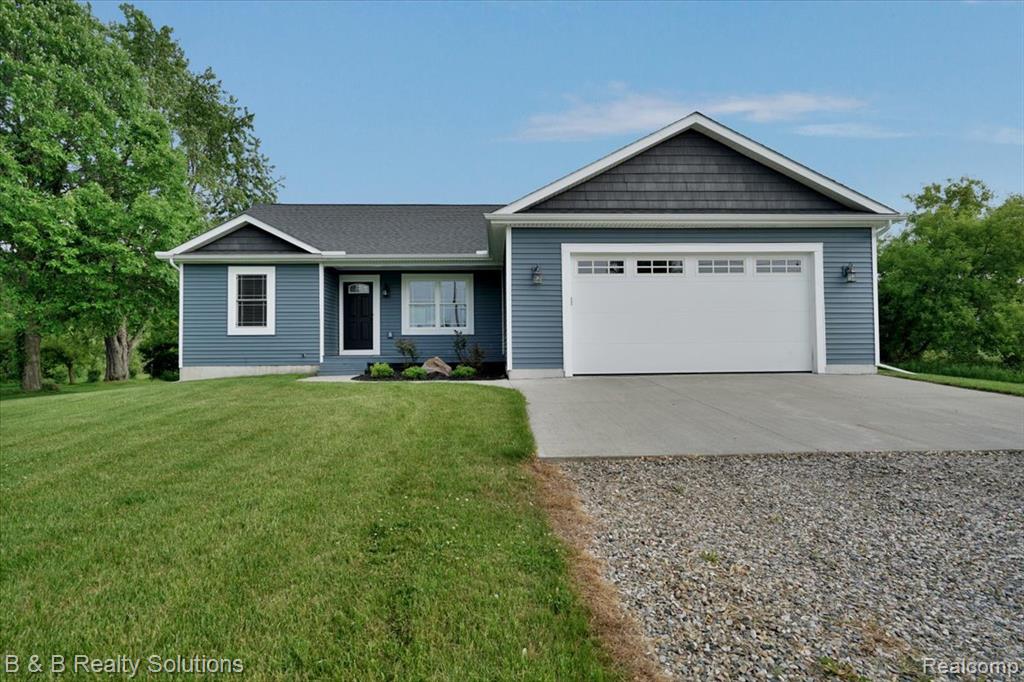 437 Angle Road, Lapeer, MI 48446 — front exterior