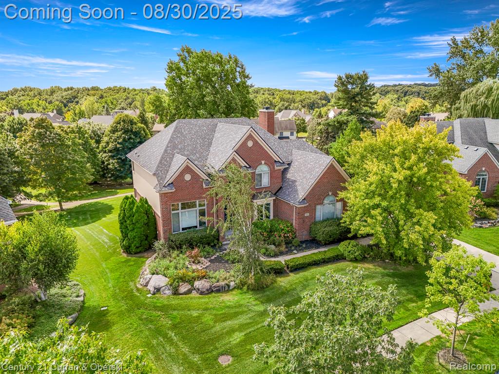 44067 Greenview Lane, Northville, MI 48168 — front exterior