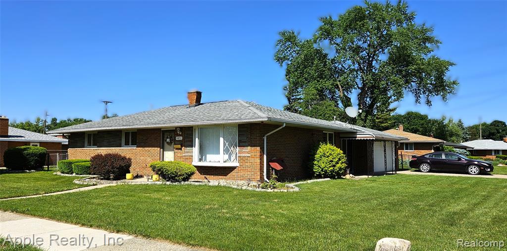 4851 Harrison Street, Wayne, MI 48184 — front exterior