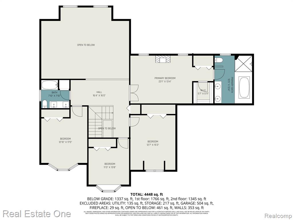View of floor plan / room layout