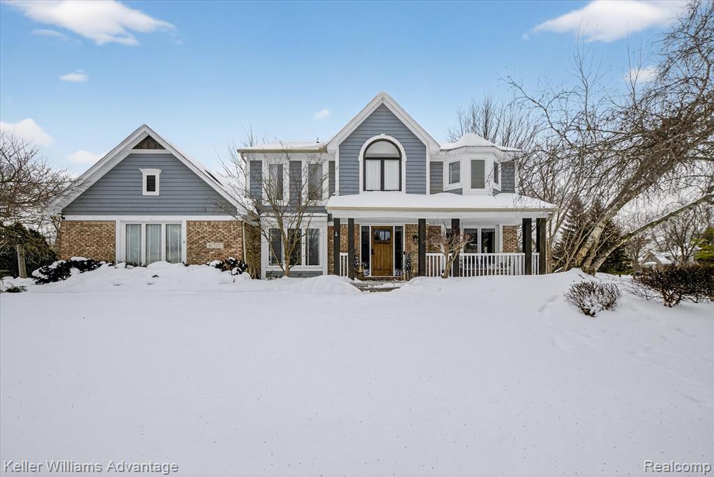 47707 Rochester Drive, Novi, MI — front exterior