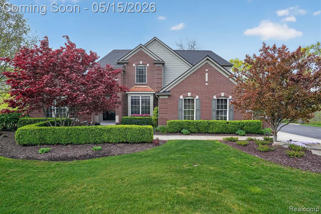 9074 Ridgefield Drive, Brighton, MI 48114 — front exterior