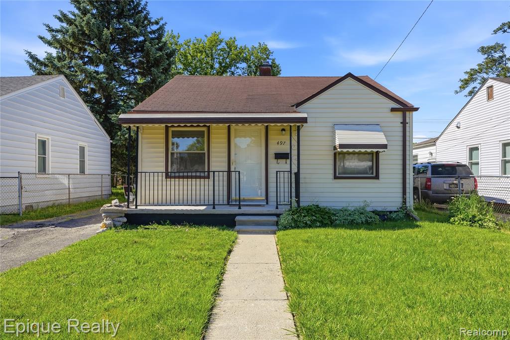 497 Montana Avenue, Pontiac, MI 48341 — front exterior