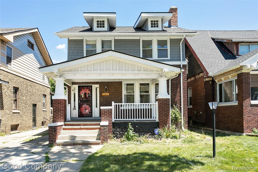 7380 WOODROW WILSON Street, Detroit, MI 48206 — front exterior