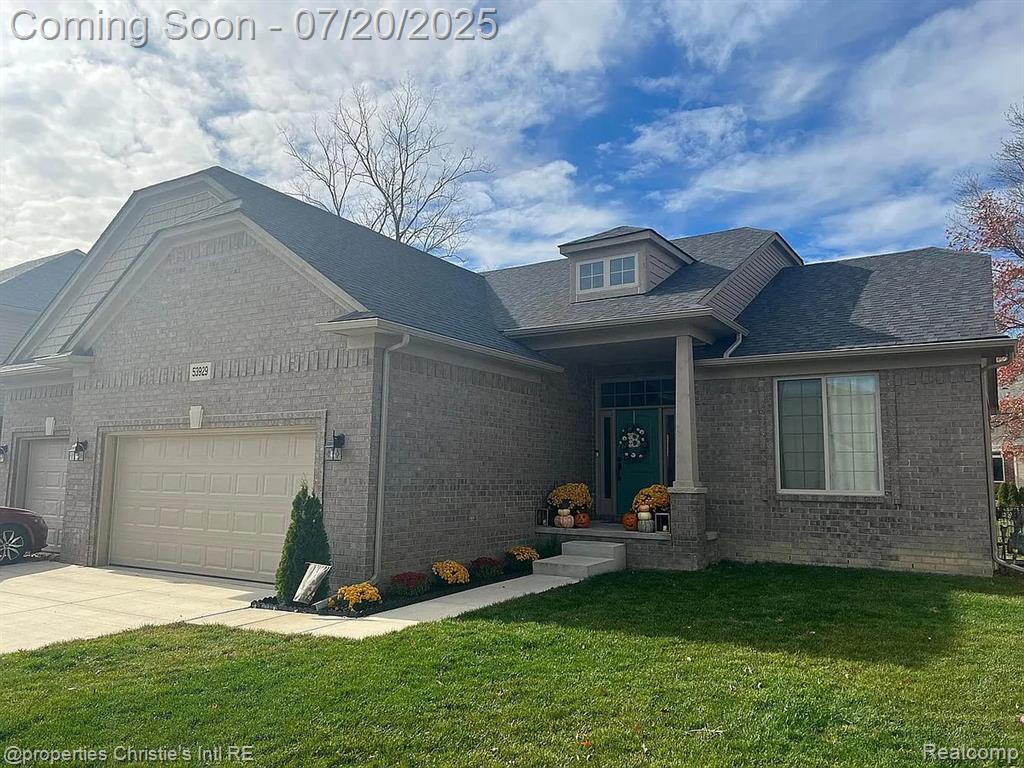 53929 Connor Drive, Chesterfield, MI — front exterior