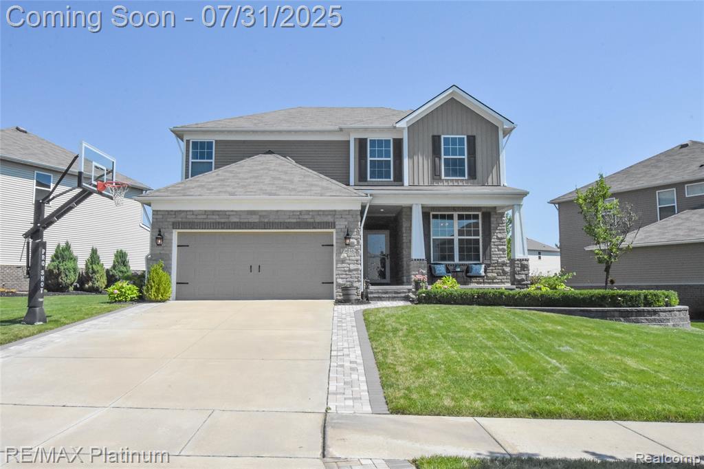 29848 Braeburn, New Hudson, MI 48165 — front exterior
