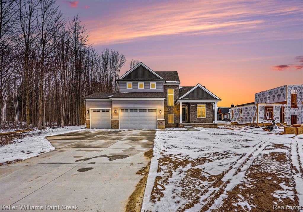 55140 Baker Road, Chesterfield, MI 48047 — front exterior