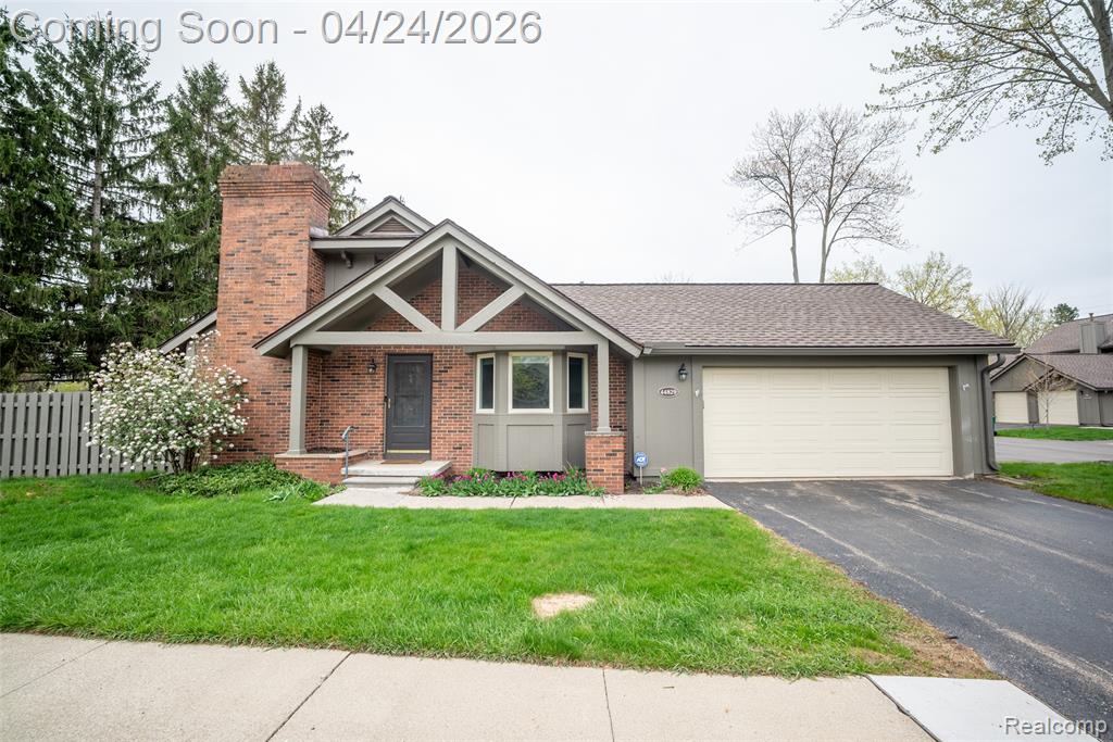 44829 Erin Drive, Plymouth, MI 48170 — front exterior