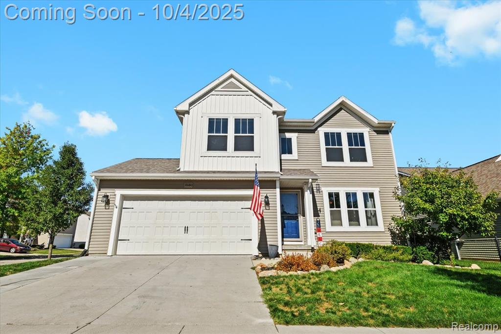 8680 Chippewa River Drive, Fowlerville, MI 48836 — front exterior