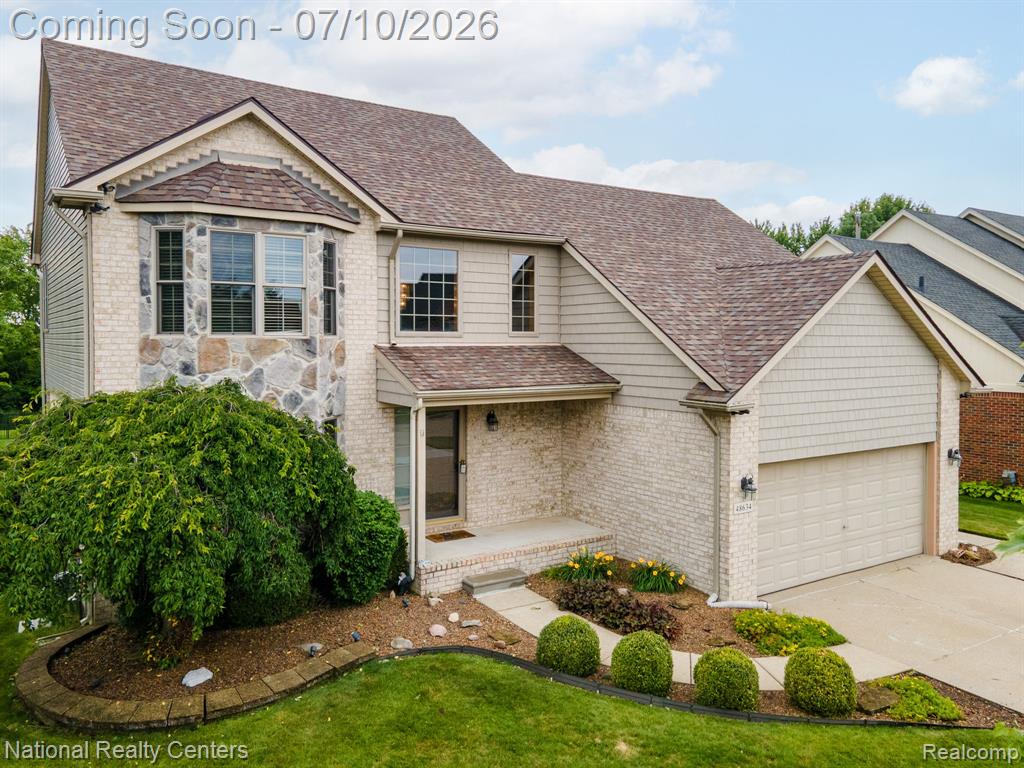 48634 Lafayette Drive, Macomb, MI 48044 — front exterior