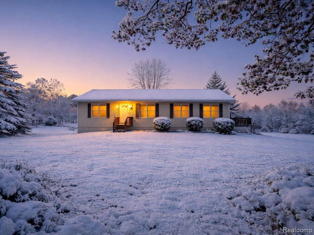 4599 Wheeler Road, Fowlerville, MI 48836 — front exterior