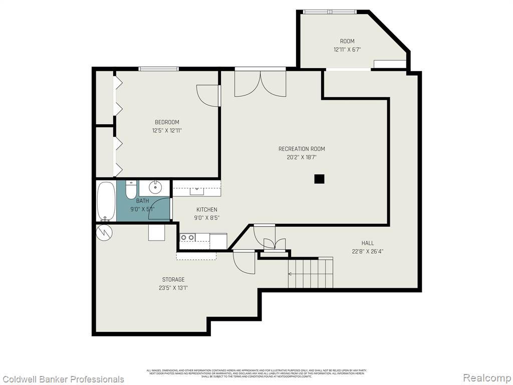 Lower Level Floor Plan