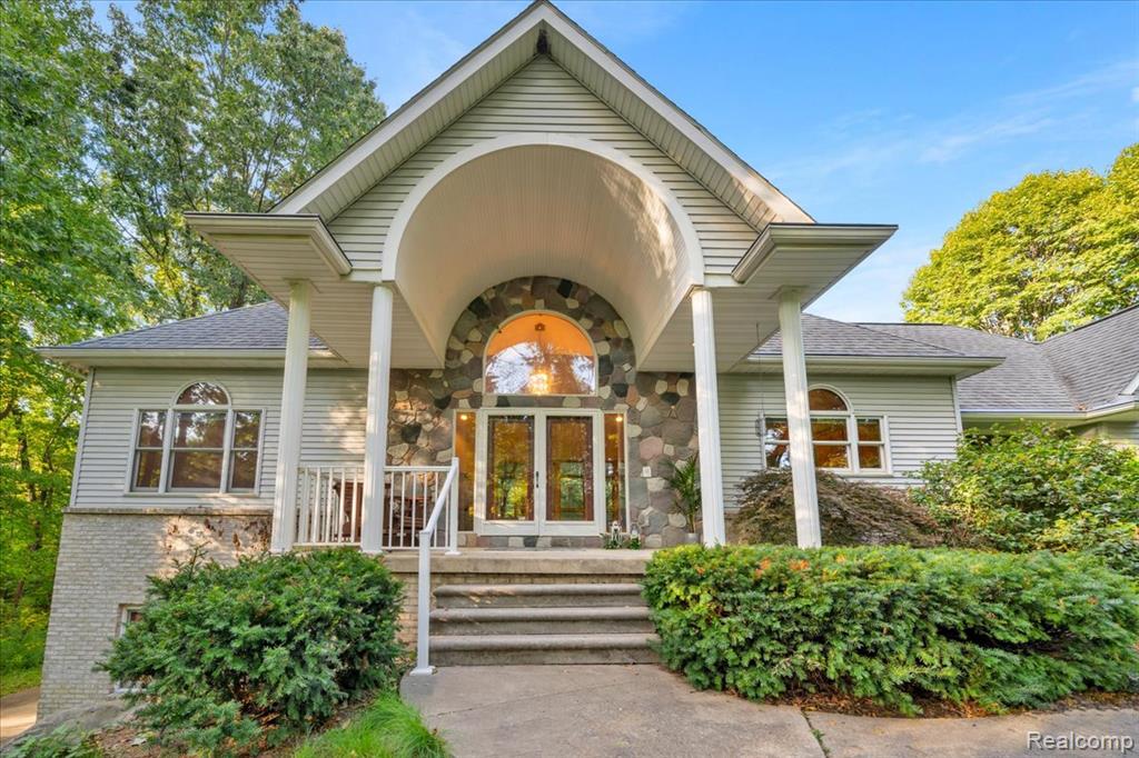 8808 Big Lake Road, Clarkston, MI — front exterior