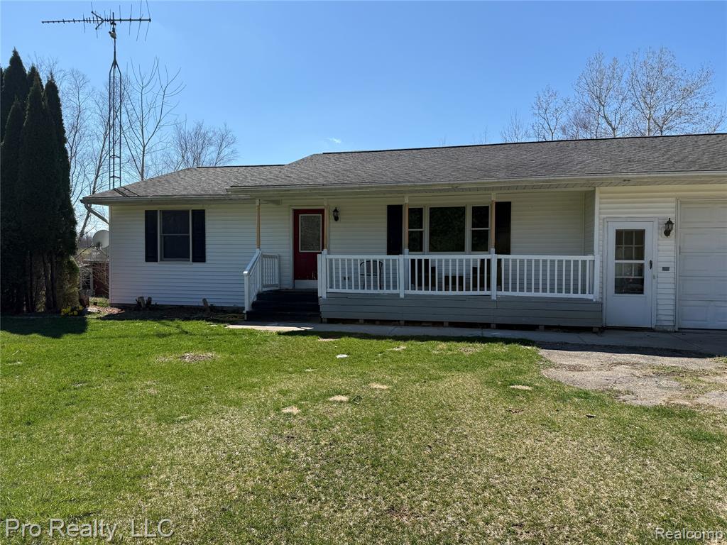 4976 Schott Road NE, Mayville Vlg, MI 48744 — front exterior