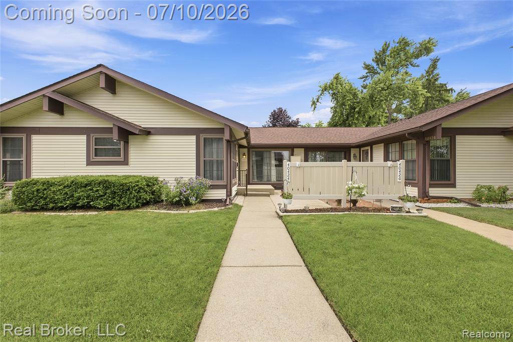 40424 Newport Drive, 73, Plymouth, MI 48170 — front exterior