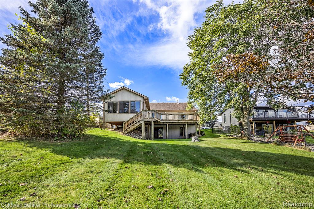 Rear view of property from lakeside.