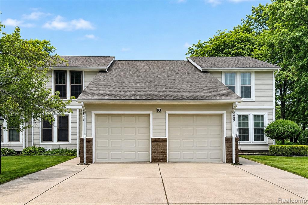 22857 Cranbrooke Drive, Novi, MI — front exterior