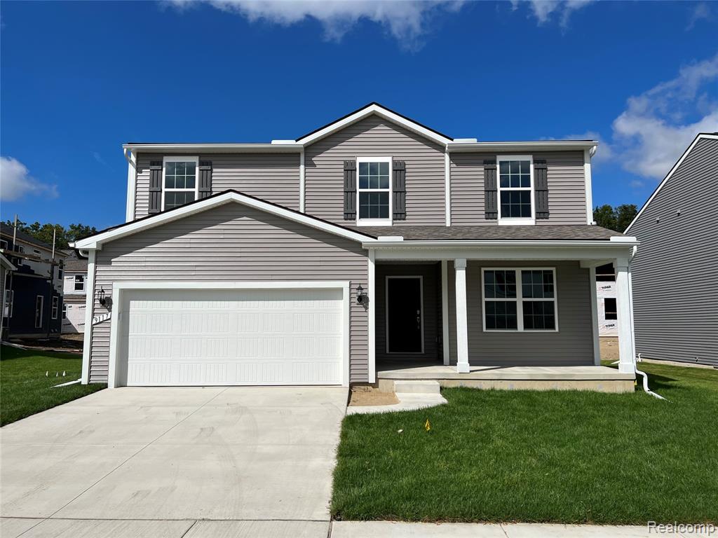 9271 HEMLOCK Lane, Dexter, MI 48130 — front exterior