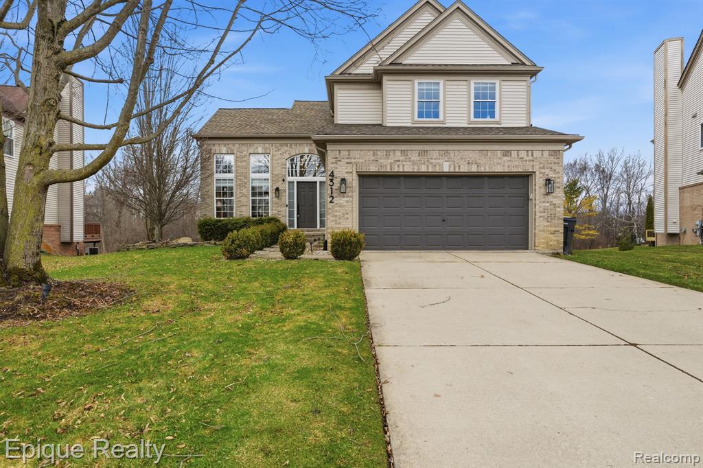 4312 Clear Creek Court, Rochester, MI 48306 — front exterior