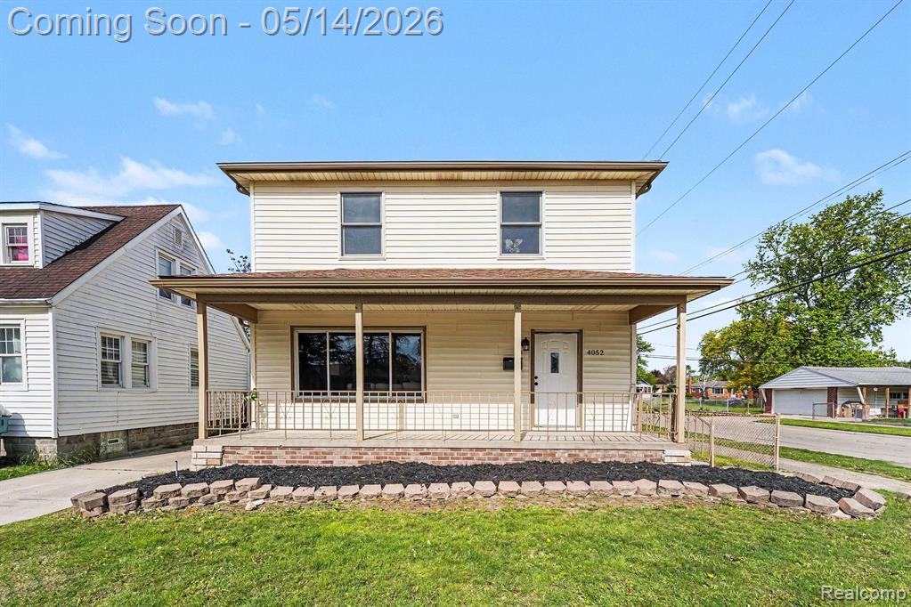 4052 Longtin Avenue, Lincoln Park, MI 48146 — front exterior