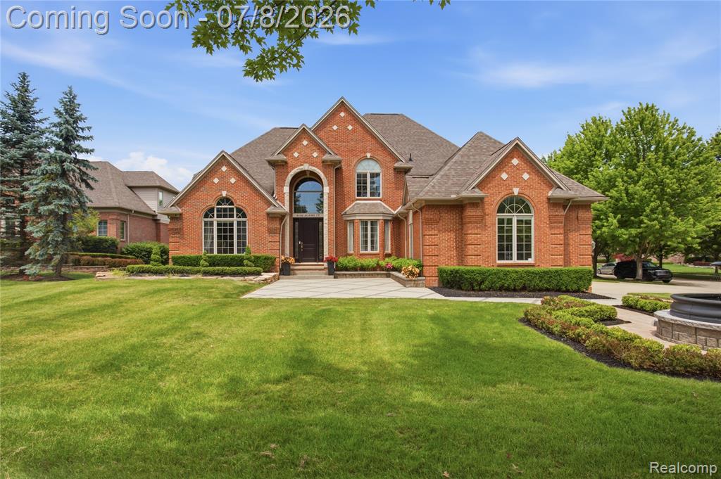 6105 Adams Court, Washington, MI — front exterior