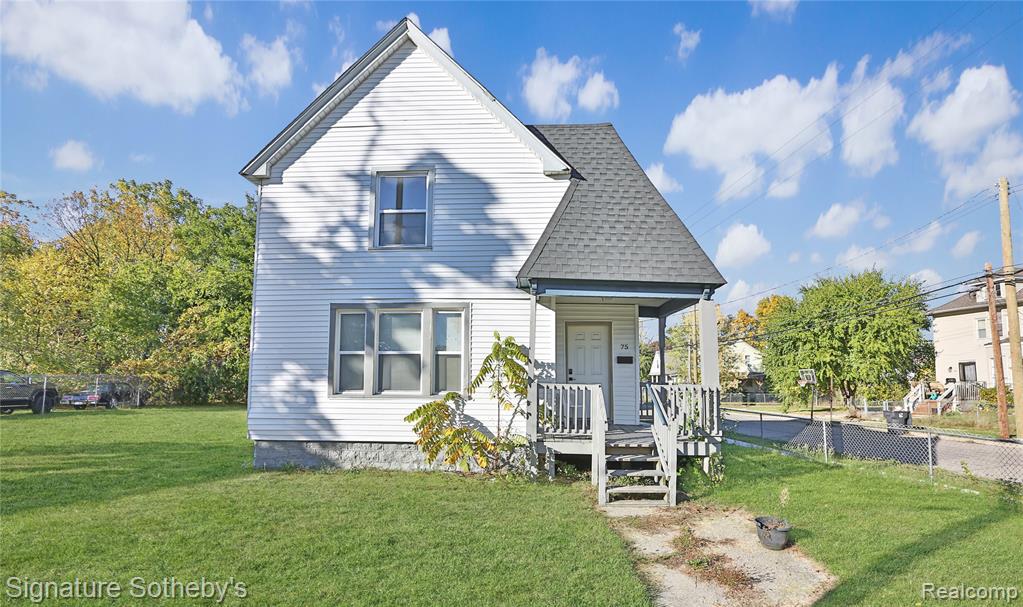 75 Mathews Street, Pontiac, MI 48342 — front exterior